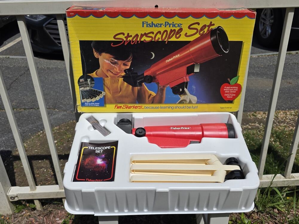 Vintage 1986 Fisher-Price STARSCOPE Set #6605 Complete With Original Box